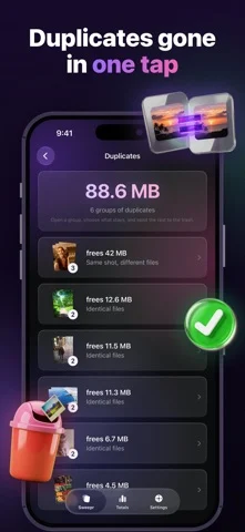 Sweepr: Swiper Photo Cleaner — iPhone 스크린샷 2