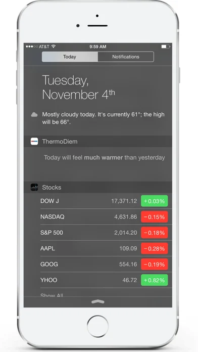 Thermo Diem: Feels Like Temp — iPhone screenshots 1