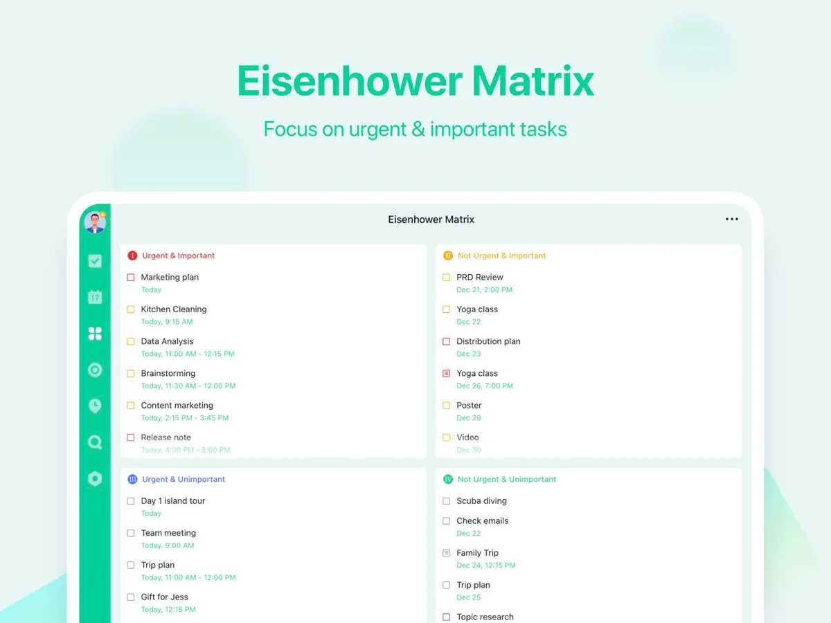 TickTick — iPad screenshots 4