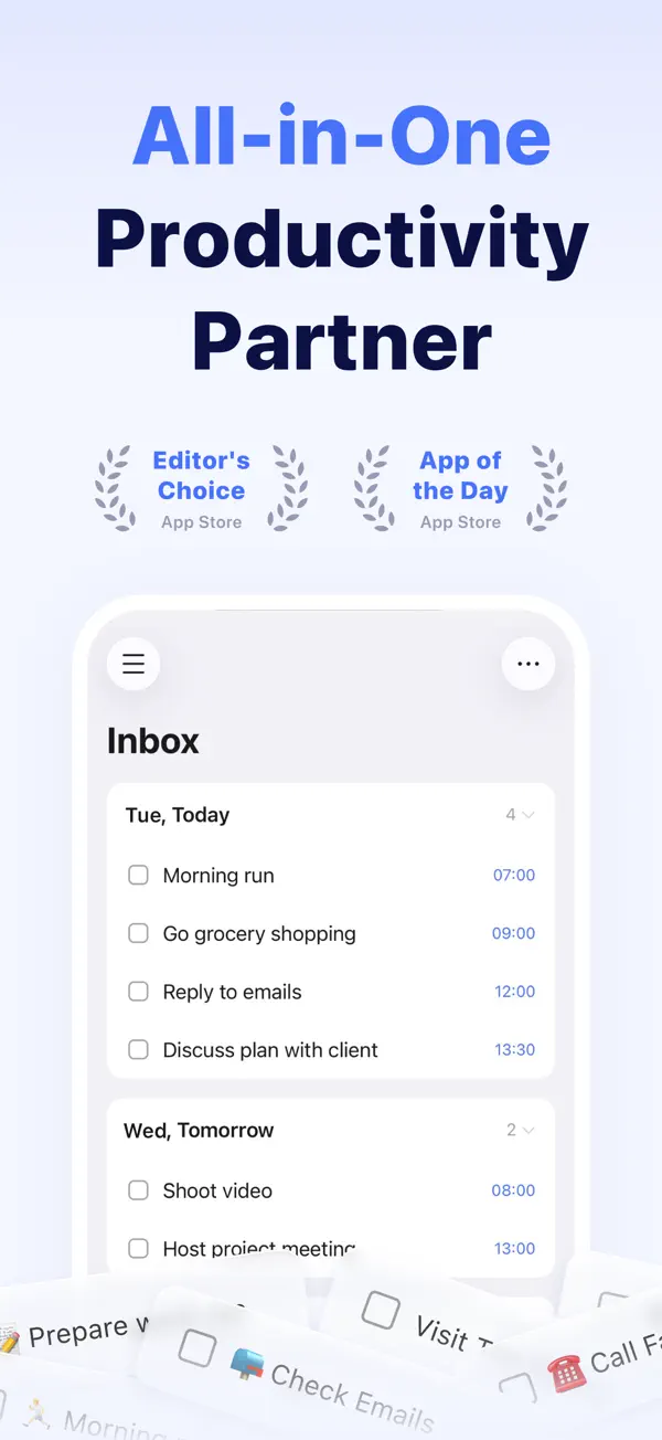 TickTick — iPhone スクリーンショット 1