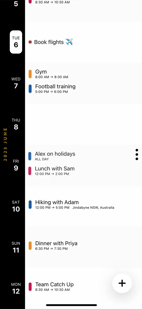 Timepage — iPhone screenshots 1