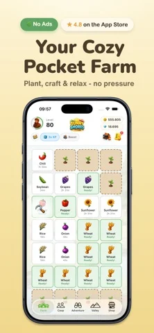 Tiny Harvest: Cozy Farming — iPhone スクリーンショット 1