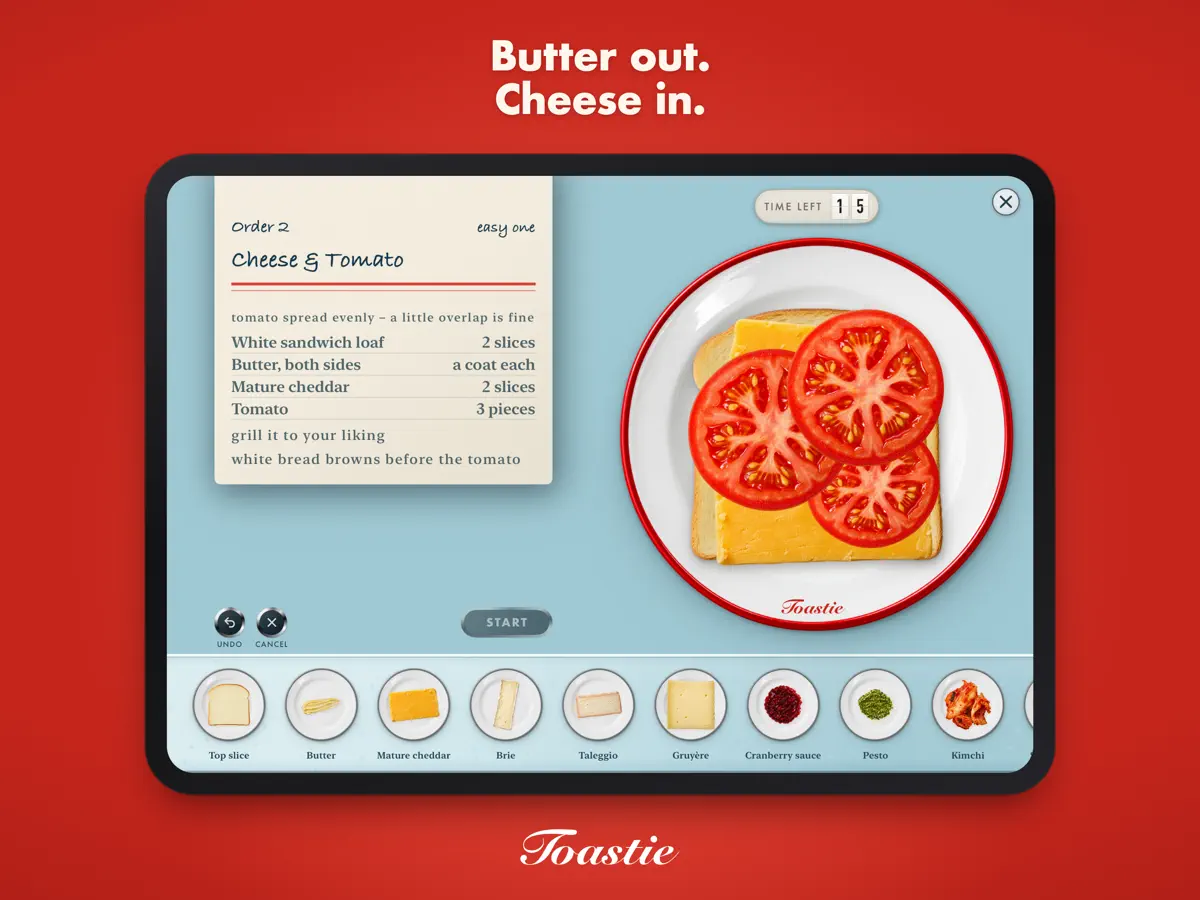 Toastie — iPad スクリーンショット 2