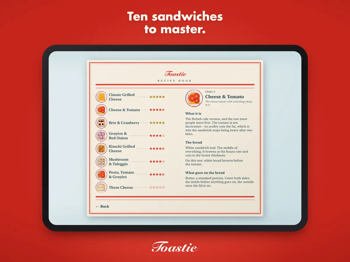 Toastie — iPad screenshots 5