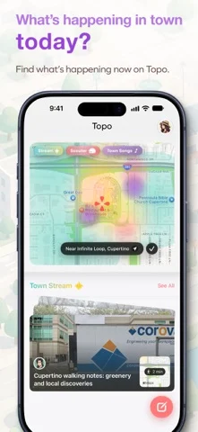 Topo - Local Discovery Stream — iPhone 스크린샷 1