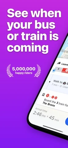 Transit & Subway Times: Momego — iPhone screenshots 1