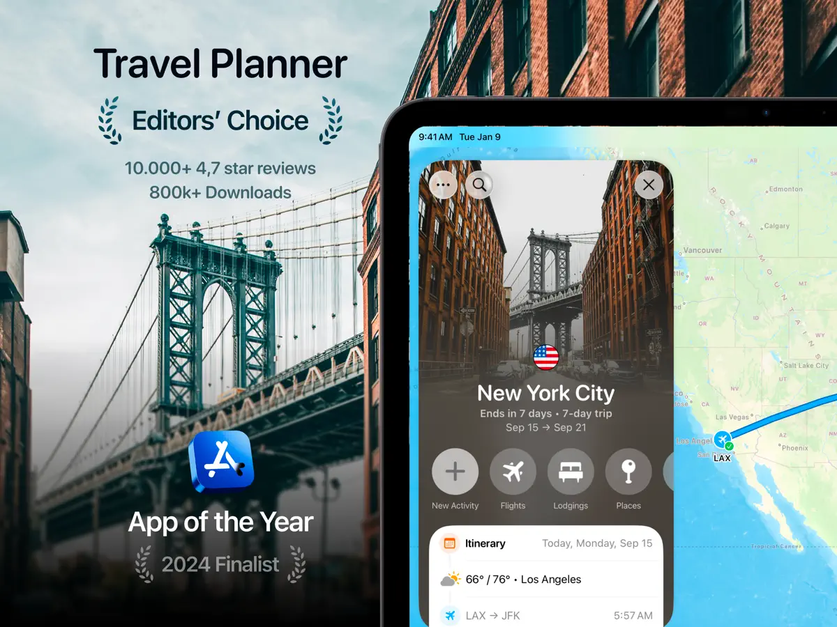 Tripsy — iPad screenshots 1