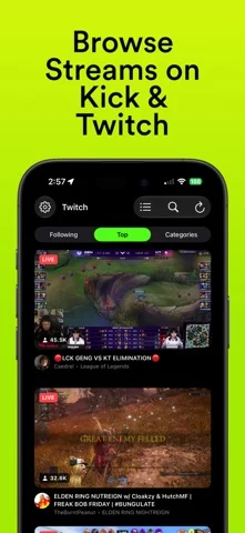 Twick: Watch Twitch & Kick — iPhone スクリーンショット 2