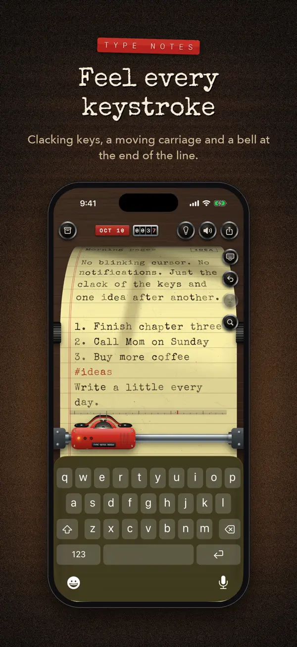 Type Notes — iPhone screenshots 2
