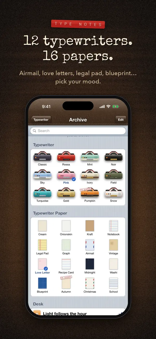 Type Notes — iPhone screenshots 3