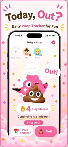 UNCHIKUN: Poop Log & AI Health — iPhone スクリーンショット 1