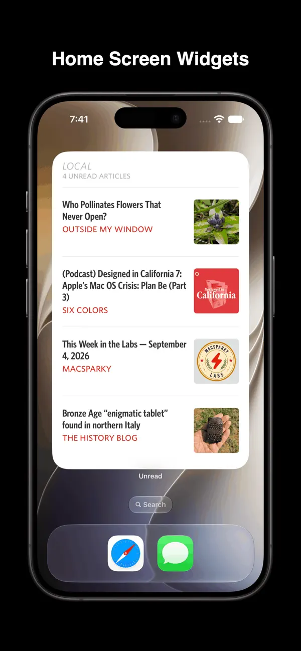 Unread — iPhone screenshots 8