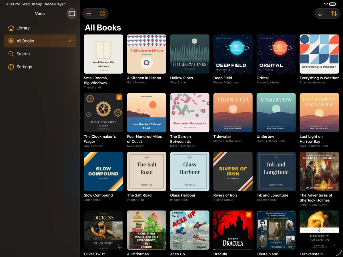 Voca Player — iPad screenshots 1