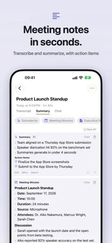 Voice Recorder AI: ThinkScribe — iPhone screenshots 2