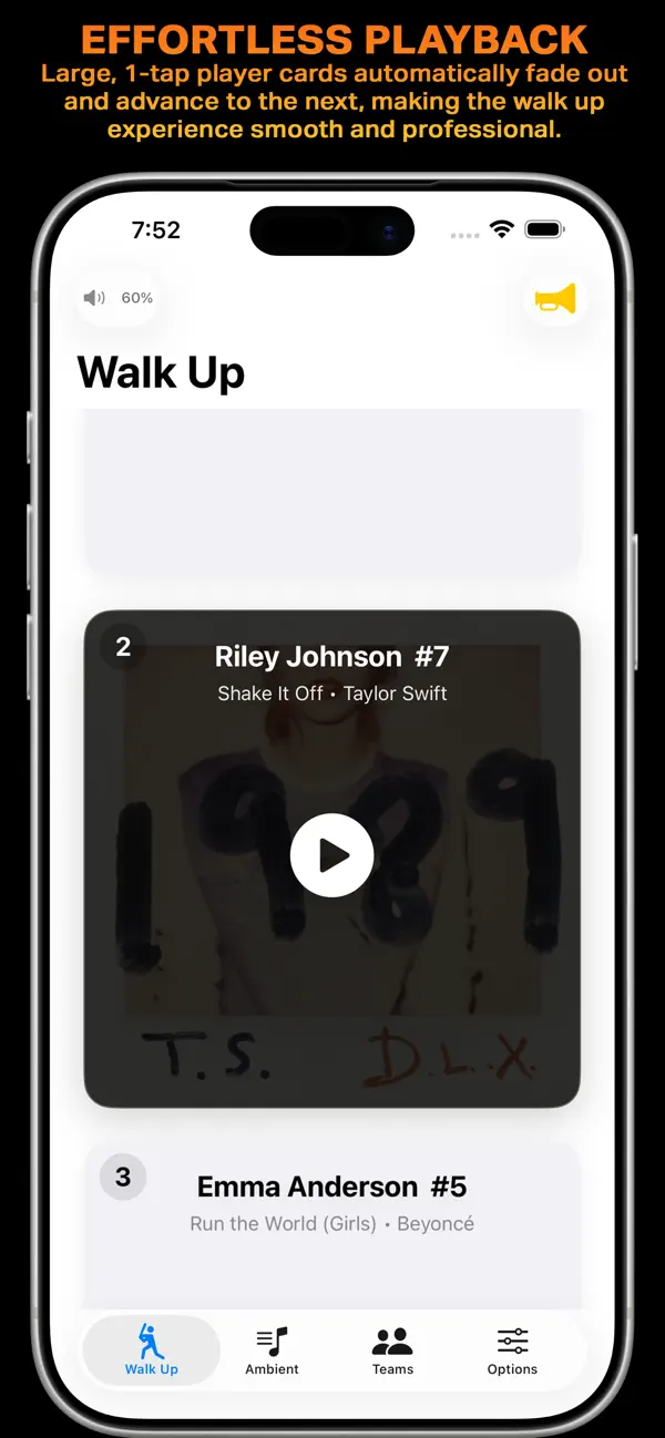 Walk Up Songs — iPhone screenshots 1