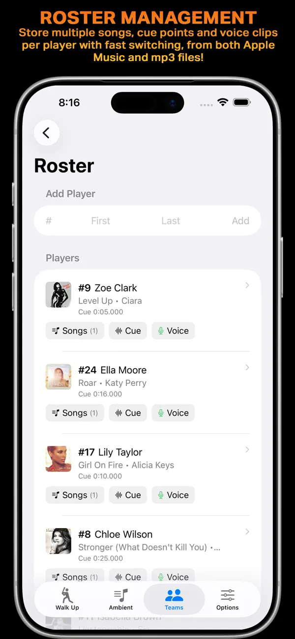 Walk Up Songs — iPhone screenshots 3