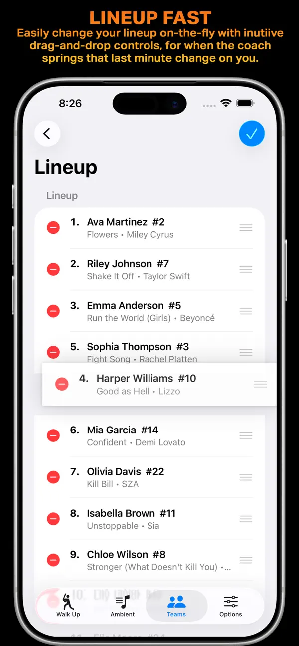 Walk Up Songs — iPhone 스크린샷 6