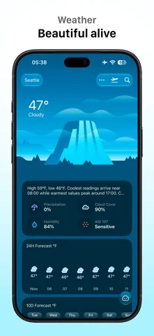 Weather mini - Trip Forecasts — iPhone screenshots 1
