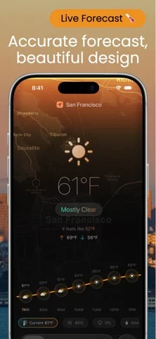 WeatherGlow - Local Forecast — iPhone screenshots 2