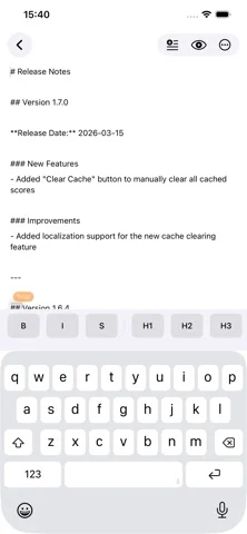 Writer for Markdown — iPhone screenshots 1
