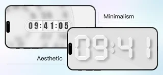 Zen Flip Clock - Minimal Timer — iPhone スクリーンショット 1