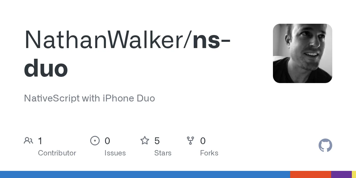 NativeScript with iPhone Duo. Contribute to NathanWalker/ns-duo development by creating an account on GitHub.