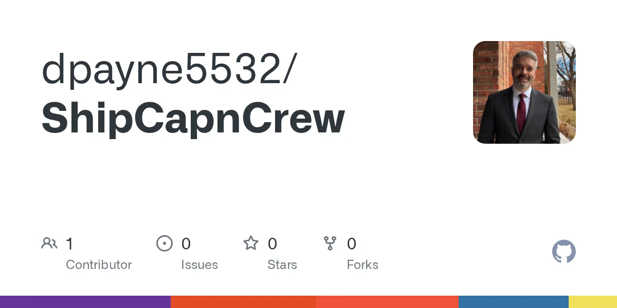 Contribute to dpayne5532/ShipCapnCrew development by creating an account on GitHub.