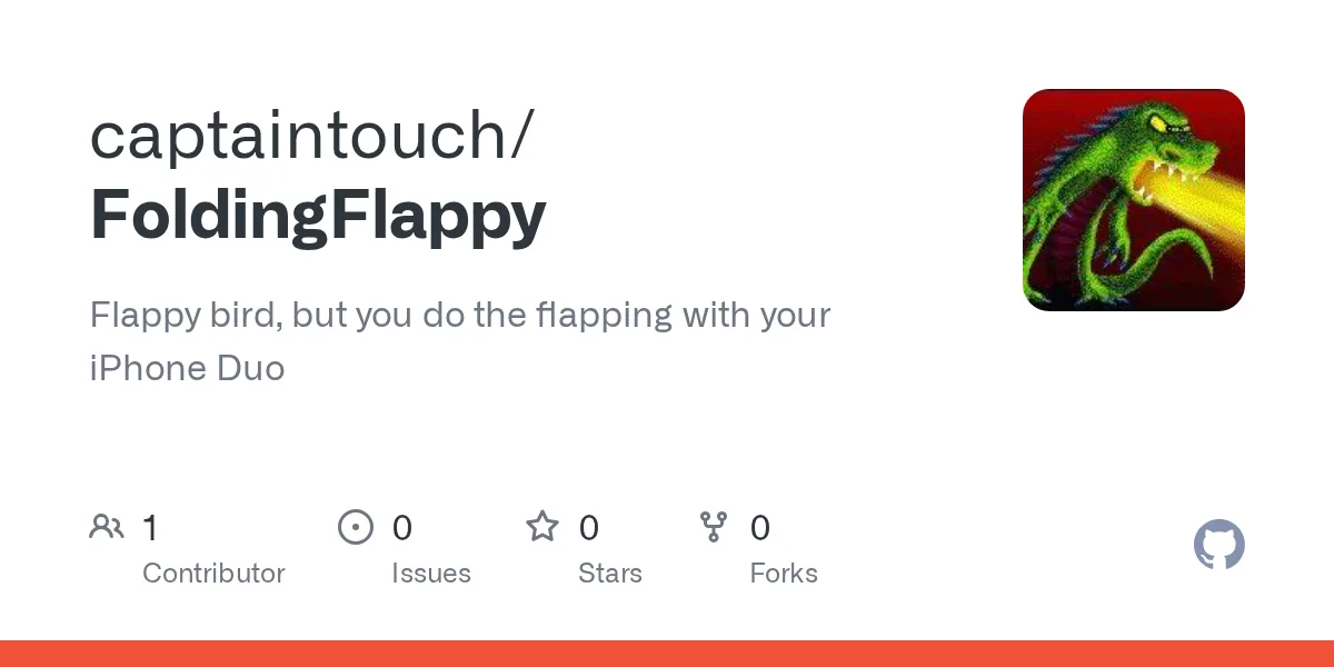 Flappy bird, but you do the flapping with your iPhone Duo - captaintouch/FoldingFlappy