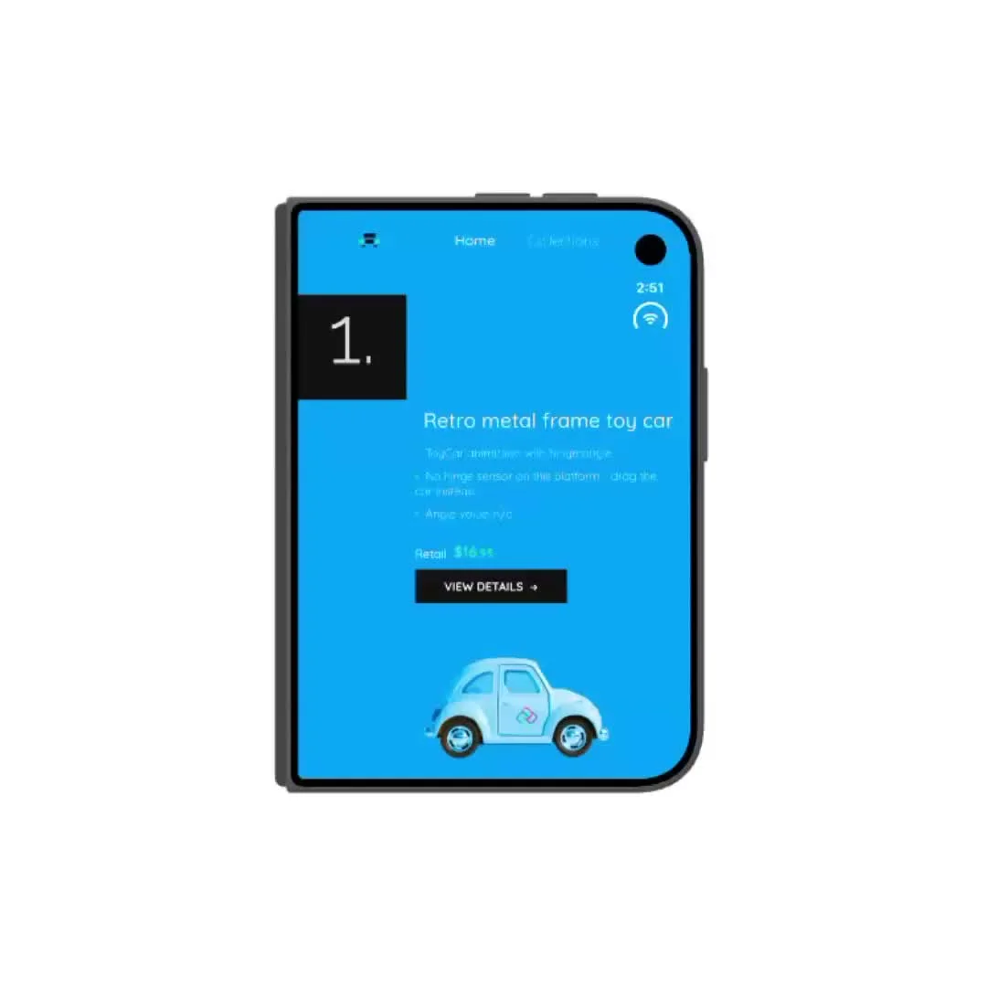 Agnès Zitte's Uno sample: a Surface Duo app on iPhone Duo