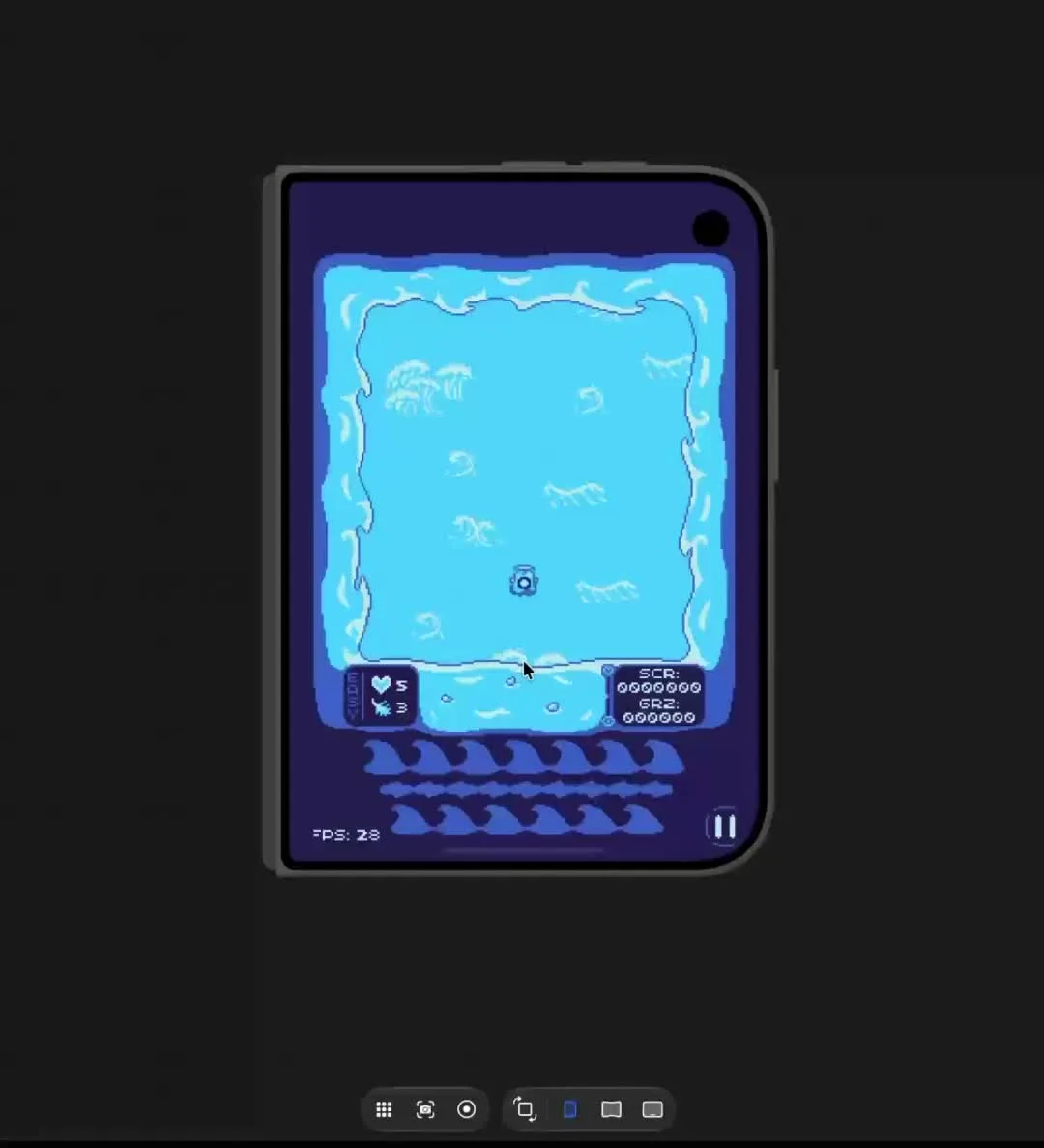 Hiyumi's Nightmare: a pixel shooter tried on the Duo