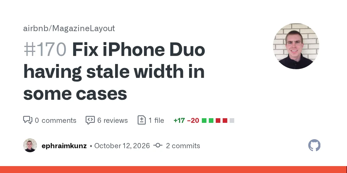 Details
When rotating a magazine layout on a closed iPhone Duo, I can consistently reproduce an issue where there is a stale width for cells.
Before

  
    
    

    Screen.Recording.2026-10-12.a...