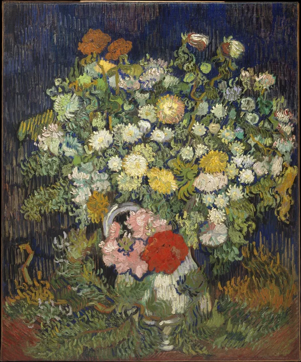Bouquet of Flowers in a Vase